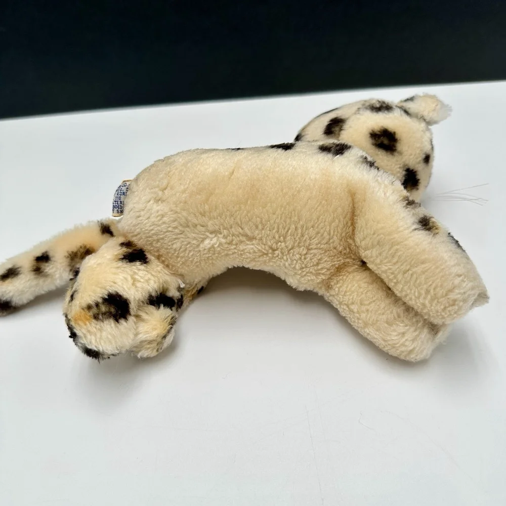 VINTAGE 1976 R. DAKIN BABY CHEETAH Plush Cub Leopard Cat Stuffed Animal RARE
